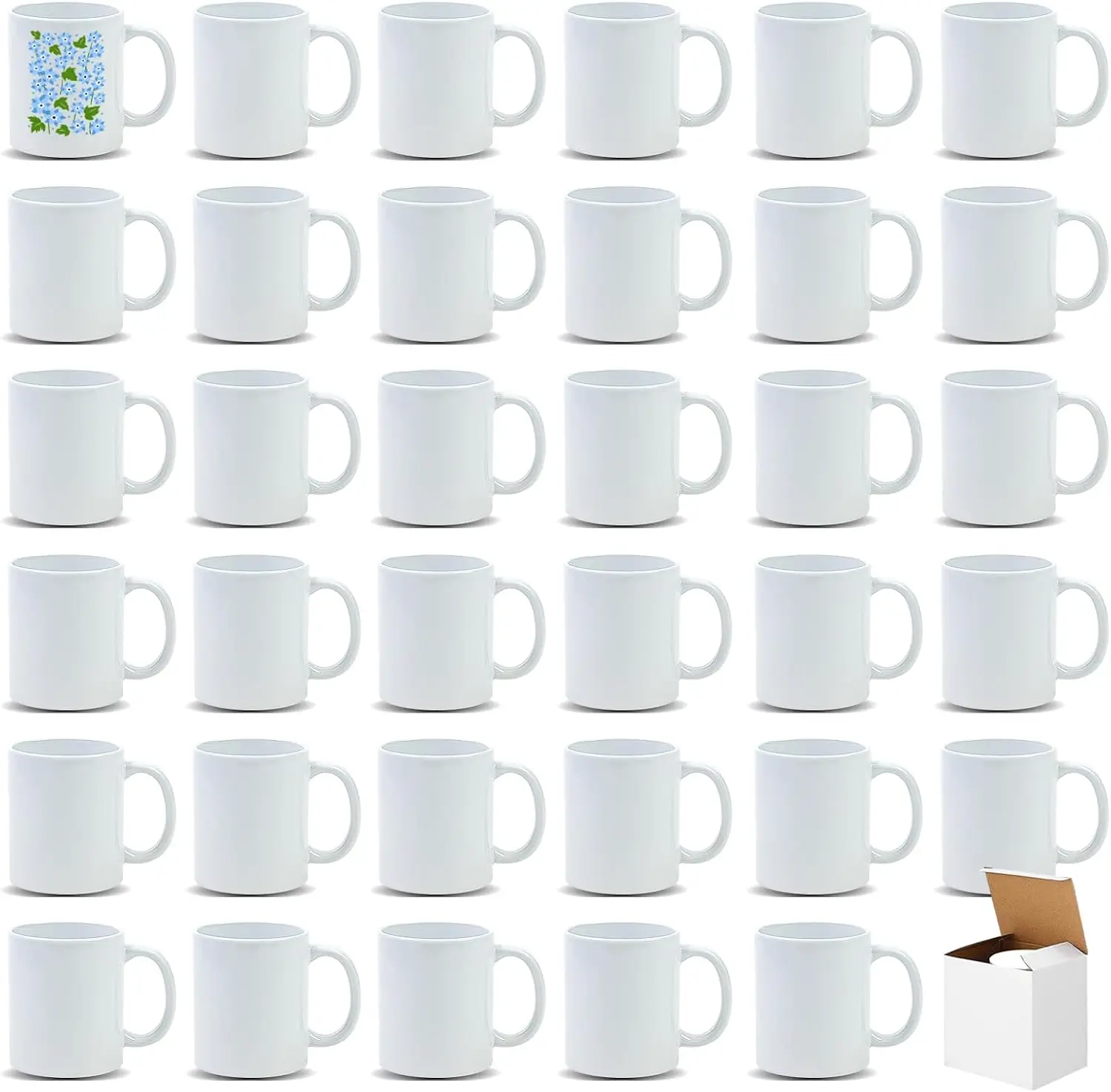 Sublimation Mug White - أكواب سيراميك للطباعة بالحرارة سعة 11