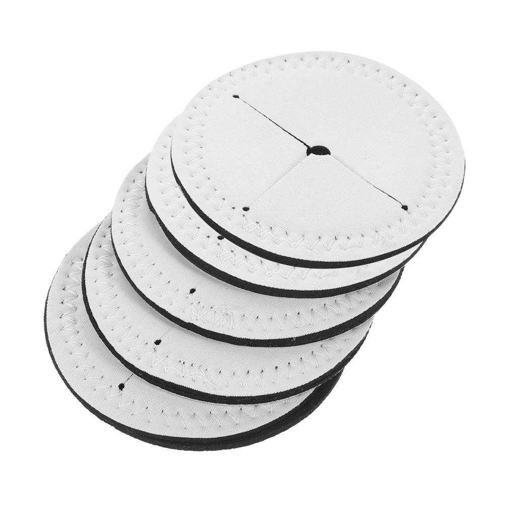 Coaster Sublimation Blank - 5 قطع من حاملات الأكواب البيضاء