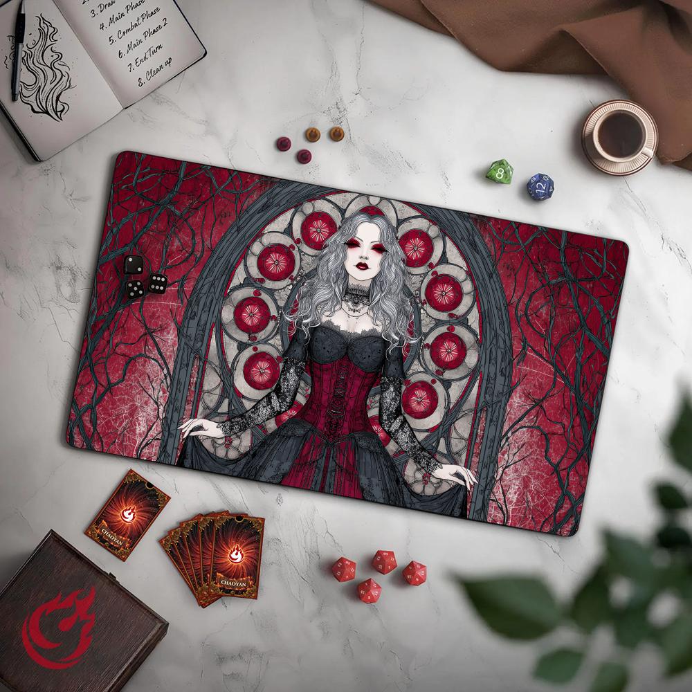 Door Mat Blank - بساط لعب TCG بتصميم مصاص دماء