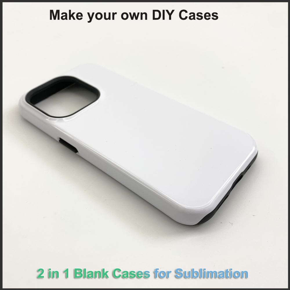 Phone Case Blank Print - 5 قطعة 2 في 1 حافظة