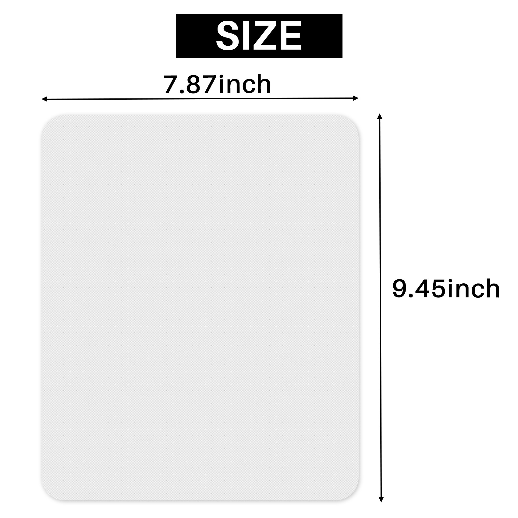 Mouse Pad Blank Sublimation - 10 قطع من لوحات ماوس فارغة