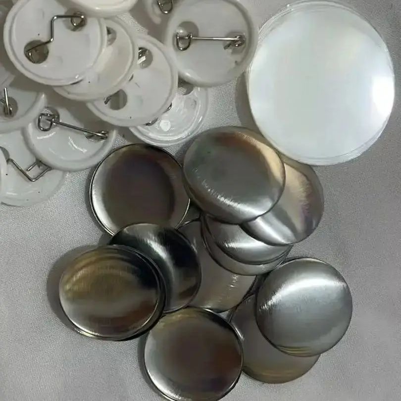 Button Badge Blank - 200 مجموعة من مواد صنع الشارات