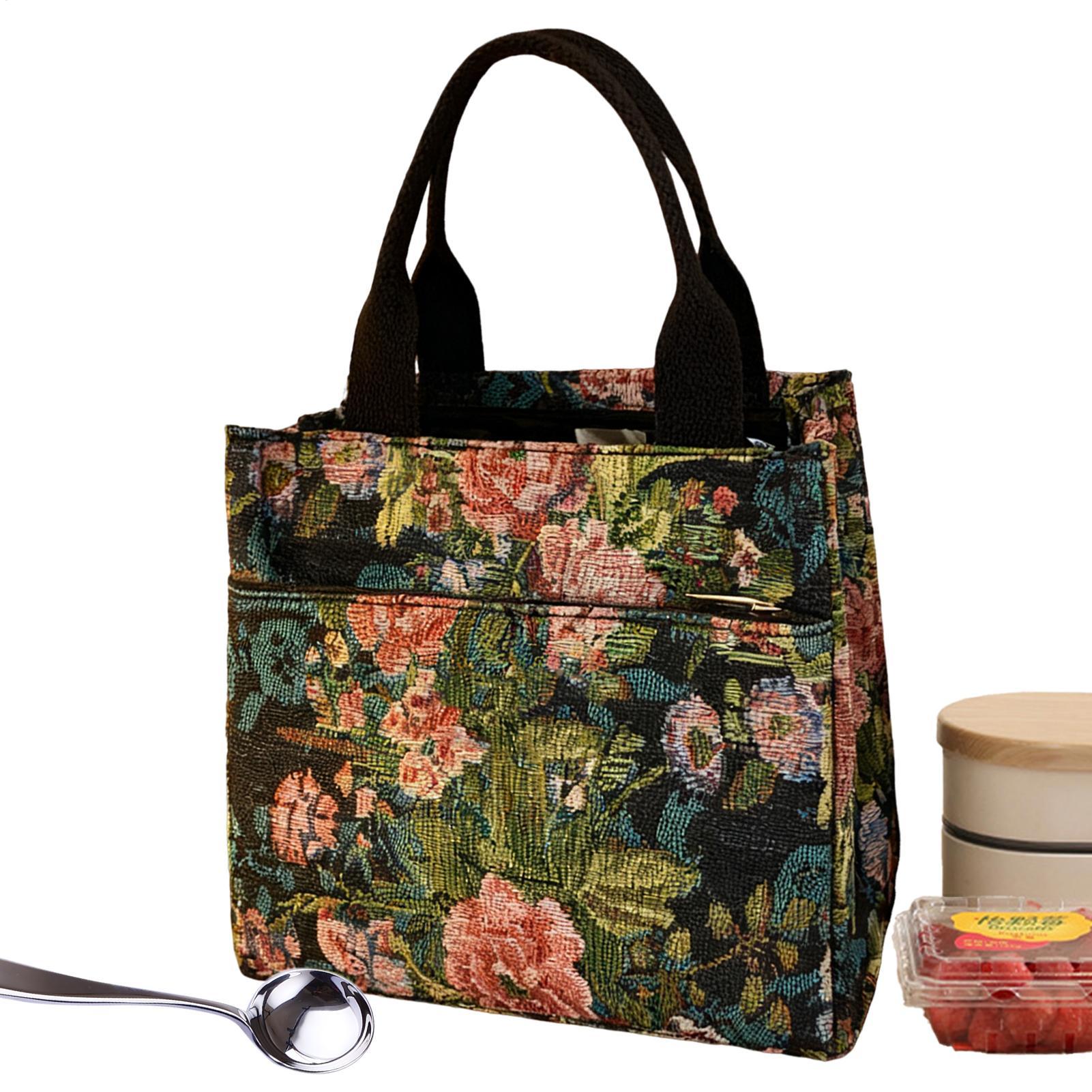 حقيبة غداء معزولة على شكل زهرة - مراجعة Tote Bag Sublimation وسعره