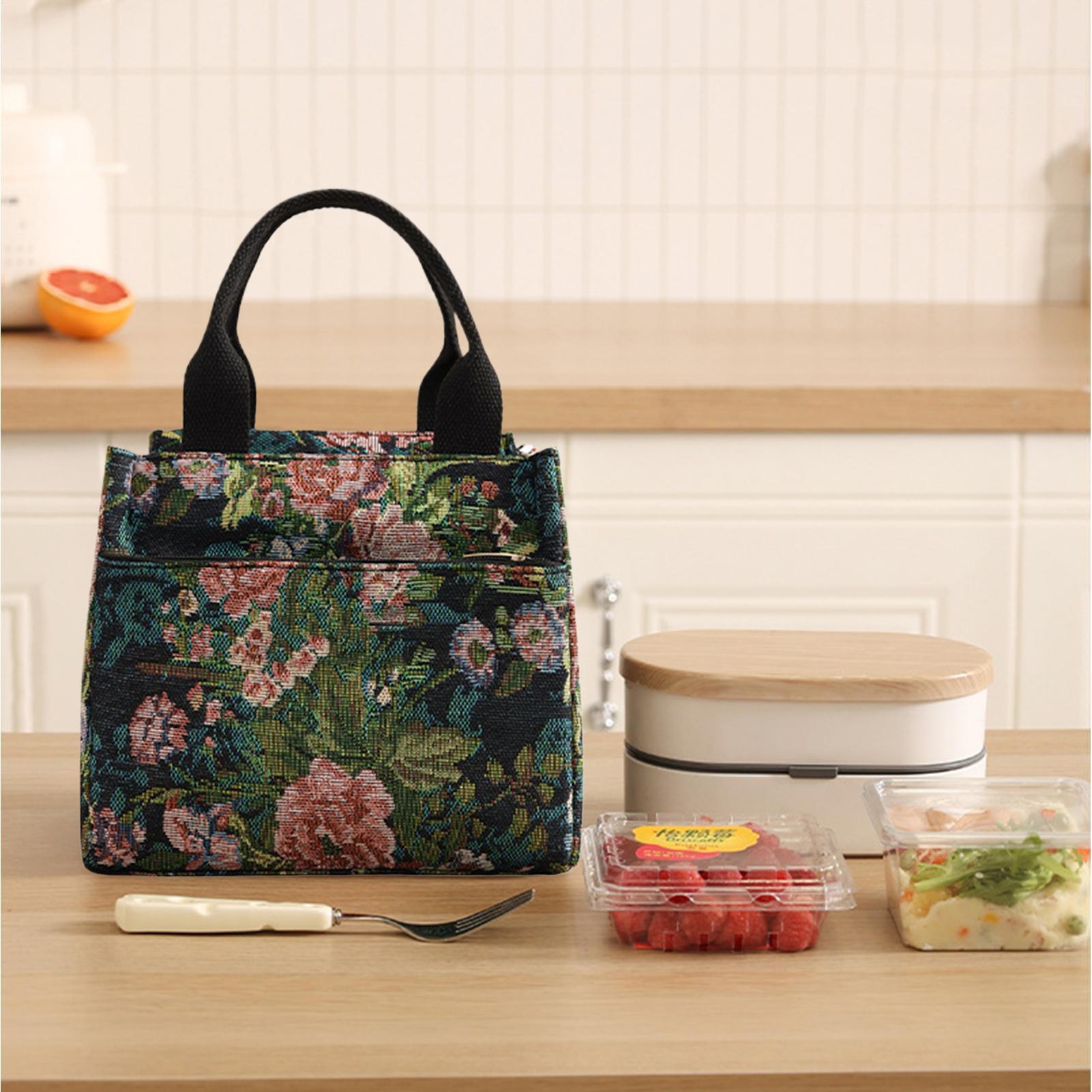 حقيبة غداء معزولة على شكل زهرة - مراجعة Tote Bag Sublimation وسعره