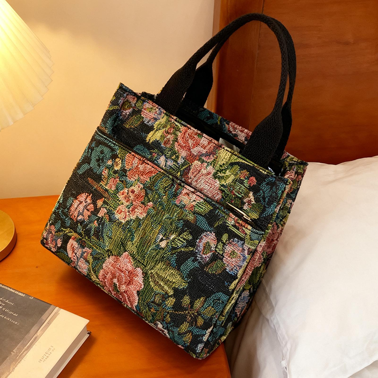 حقيبة غداء معزولة على شكل زهرة - مراجعة Tote Bag Sublimation وسعره