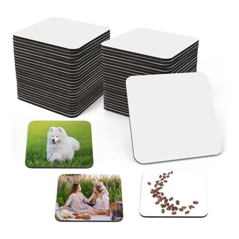 24 قطعة من حاملات الأكواب للطب - مراجعة Coaster Sublimation Blank وسعره