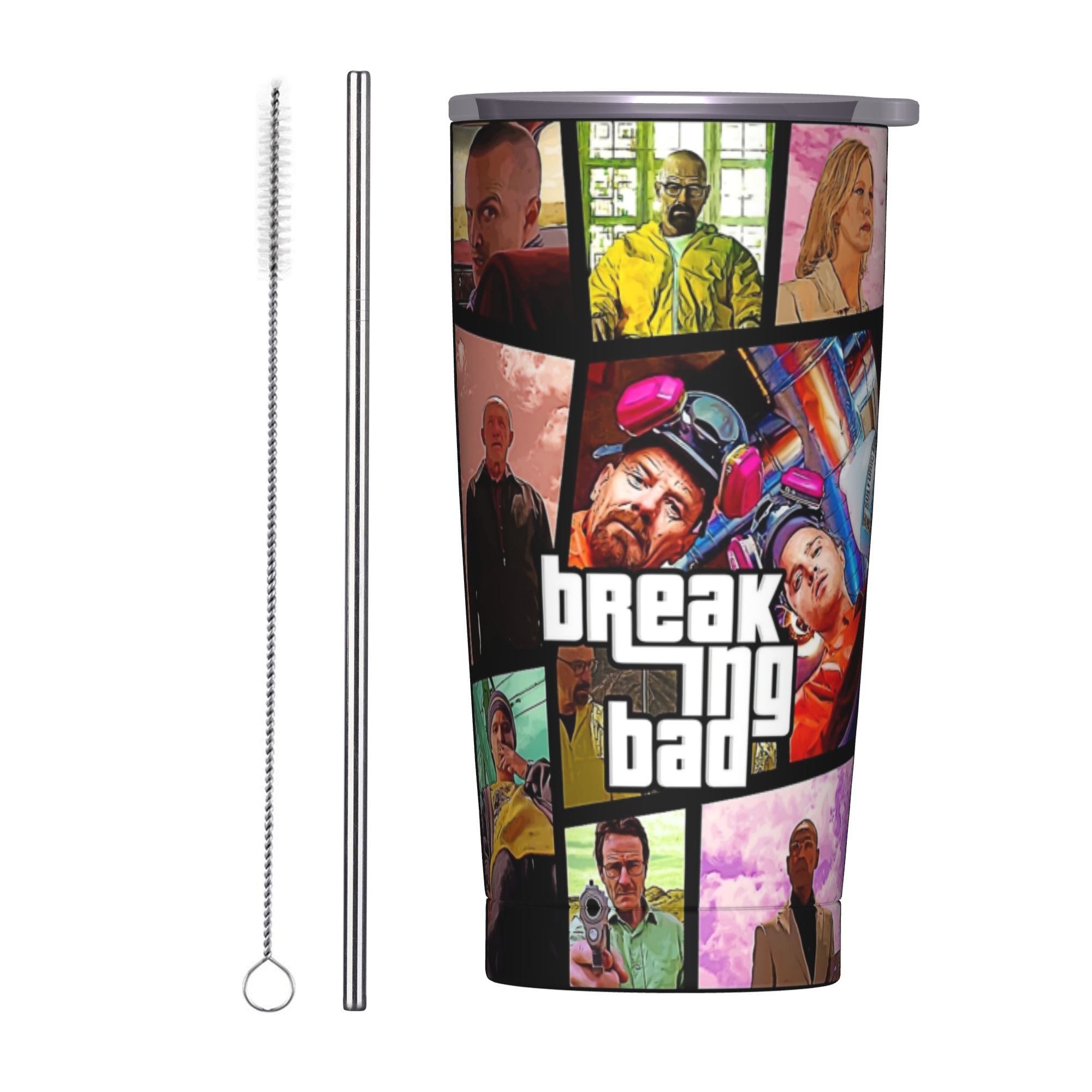 كوب حراري معزول بتصميم ورقة بر - مراجعة Tumbler 20Oz White وسعره