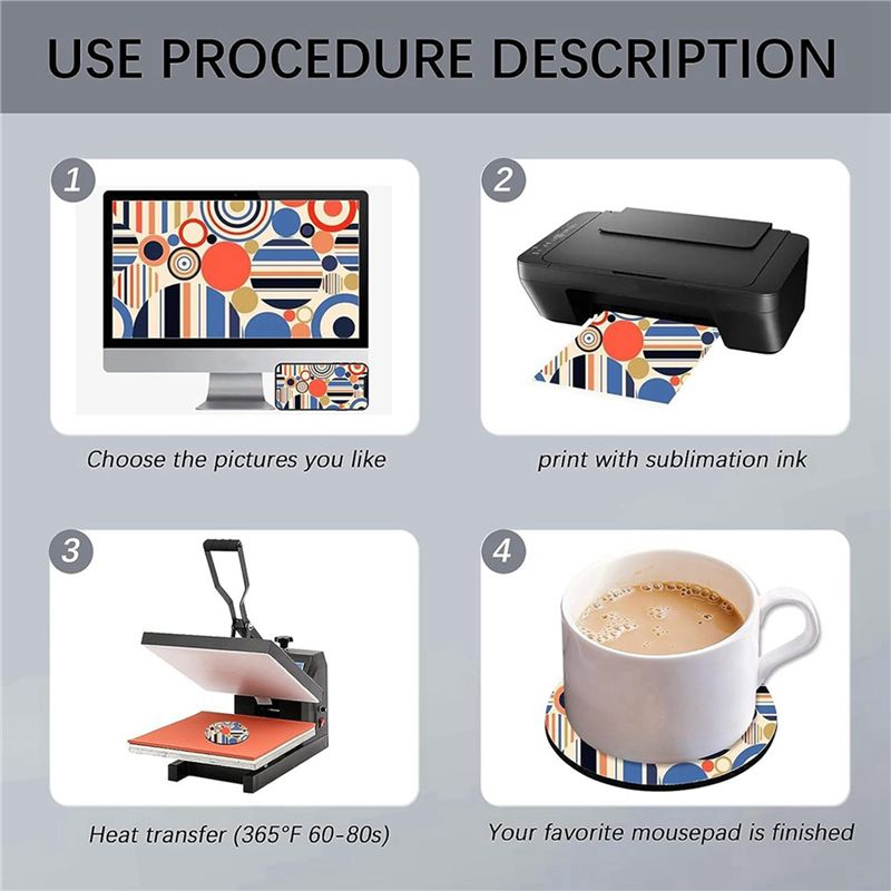 ABVT-160PC قواعد أكواب فارغة ل - مراجعة Coaster Sublimation Blank وسعره