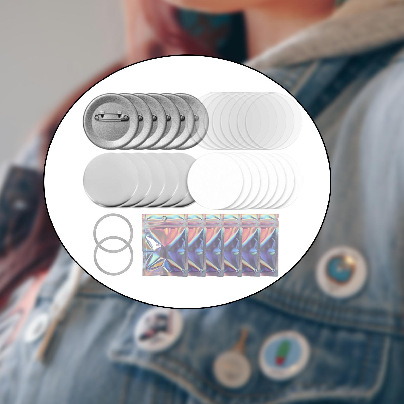 مجموعة أدوات صنع شارات الأزرار - مراجعة Button Badge Blank وسعره