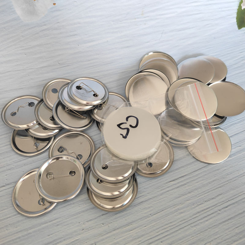 100 مجموعة فارغة شارة دبوس زر  - مراجعة Button Badge Blank وسعره