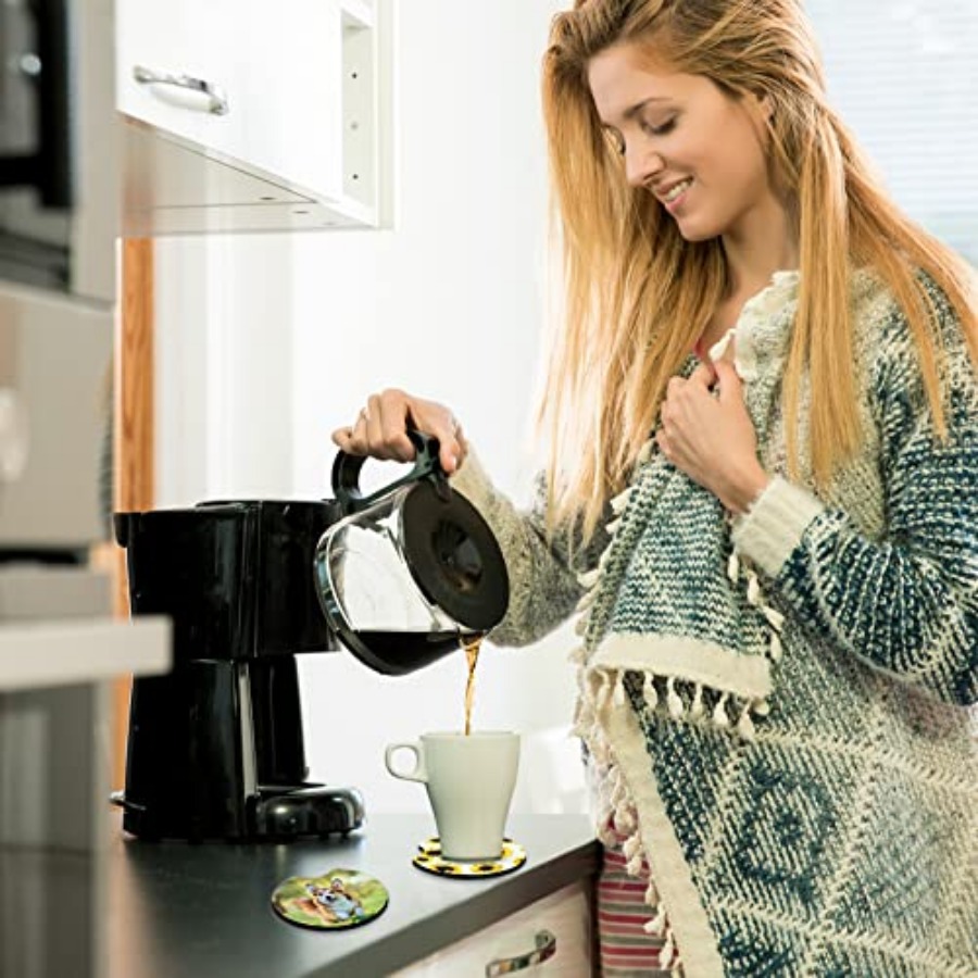 40 قطعة من حاملات الأكواب الفا - مراجعة Coaster Sublimation Blank وسعره