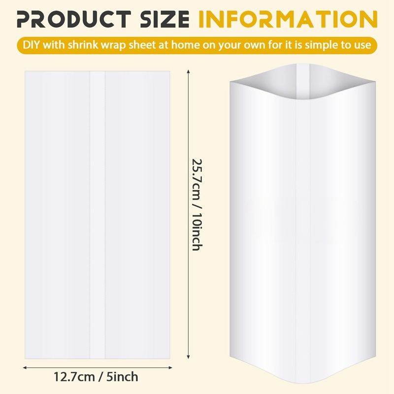 50/100 قطعة من أكمام التغليف ا - مراجعة Sublimation Mug White وسعره