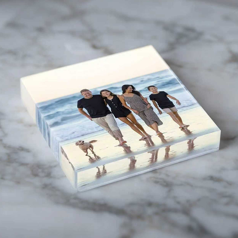 كتلة صور أكريليك مخصصة - تذكار - مراجعة Photo Acrylic Block وسعره