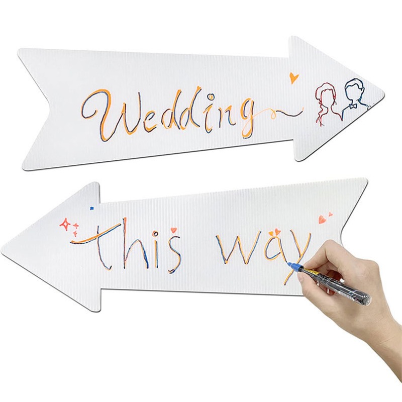 لافتات سهمية فارغة مع أوتاد، 1 - مراجعة Yard Sign Blank وسعره