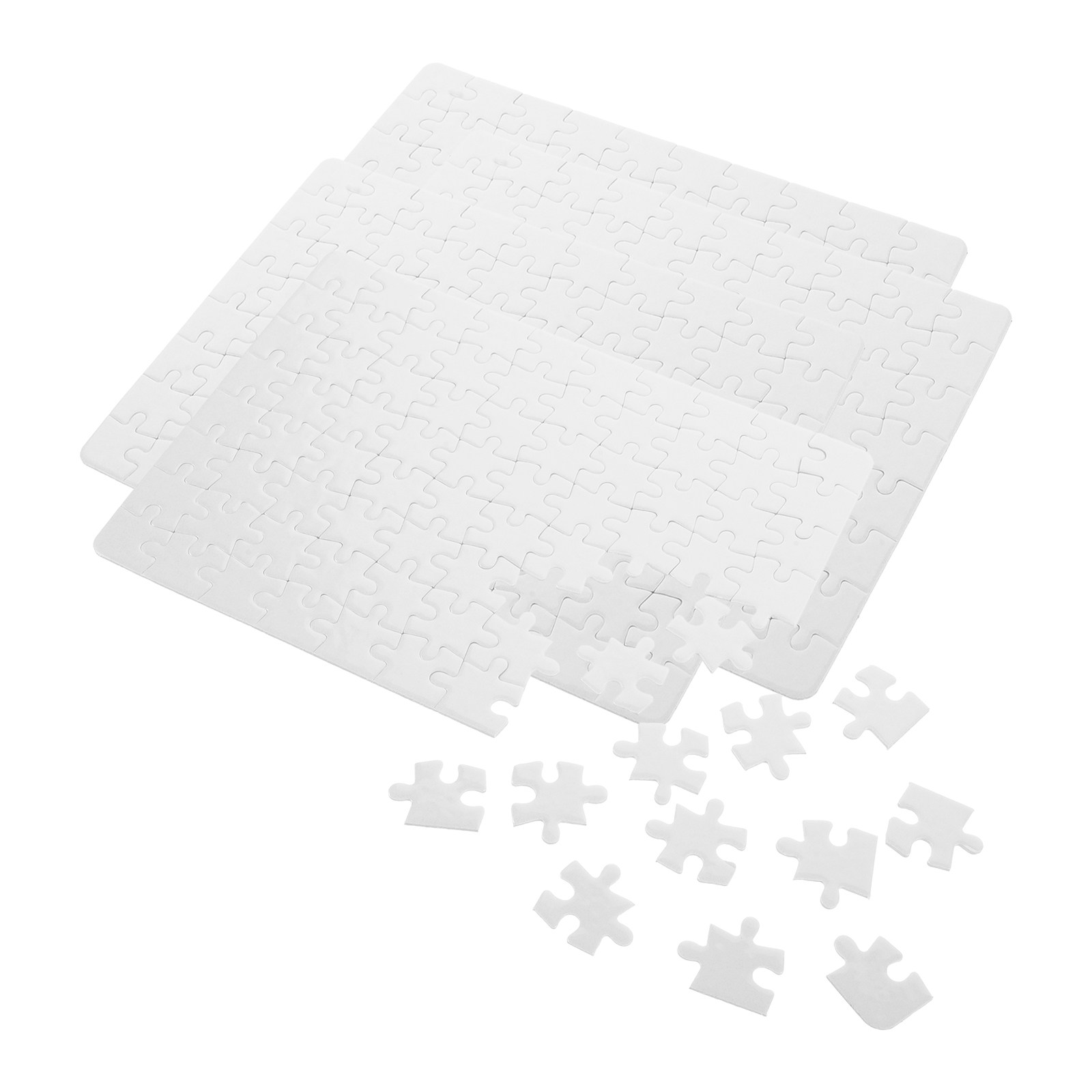 4 صفائح من قطع الألغاز البيضاء - مراجعة Puzzle Blank White وسعره